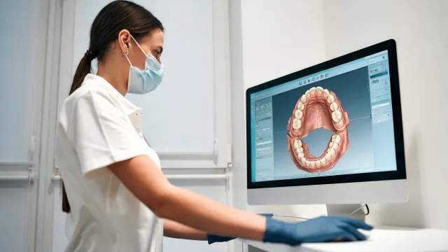 Ámbito de nivel en flujo digital dental · Odontólogos