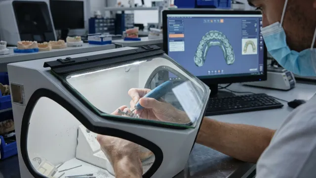 Ámbito de nivel en flujo digital dental · Laboratorios protésicos